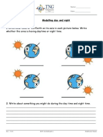 Modelling Day and Night: Term III Session 2020-2021 Name: - Date