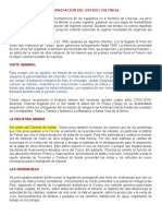 Actividad 2 Esquema de Llaves La Organización Del Estado Colonial