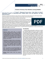 Prevalence and Associated Factors of Urinary Tract Infections Among Diabetic Patients