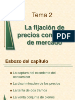 Tema 2 Fijacin de Precios Con Poder de Mercado