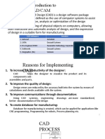 Introduction To Cad/Cam