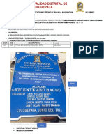 TDR de Placa Recordatoria