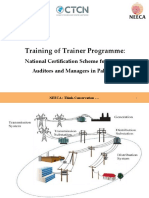 Training of Trainer Programme:: National Certification Scheme For Energy Auditors and Managers in Pakistan