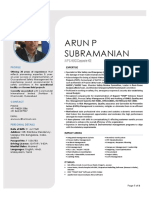 Arun P Subramanian: AVP & HEAD Corporate HSE