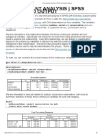 Discriminant Analysis