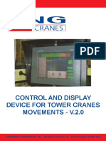 Control and Display Device For Tower Cranes Movements - V.2.0