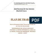 Plan de Trabajo Estudio de Ponton