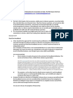 Answers To TRAI CP Paper by TEMA Telecom Equipment Manufacturers Association of India-Prof NK Goyal, Chairman Emeritus, 98 111 29879