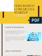 Proceso Básico para Crear Una Startup