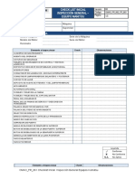 Checklist Inicial Inspeccion General - Manitou