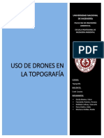 Uso de Drones en La Topografía