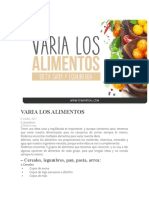 Varia Los Alimentos