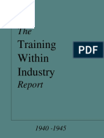 Training Within Industry Report