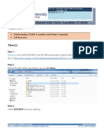 Lab 02: Getting Started With Turbo Assembler (TASM) : Objective(s)