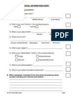 FLT Answer Sheet