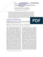 Electricity Situation and Potential Development in Nigeria Using Off-Grid Green Energy Solutions Akhator, Pe Obanor, Ai Sadjere, Eg