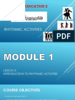 Prelim Lesson 2 RHYTHMIC ACTIVITIES