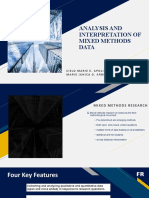 Analysis and Interpretation of Mixed Methods Data