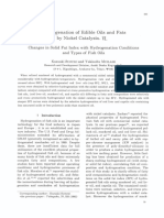 Hydrogenation of Edible Oils and Fats