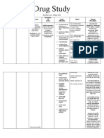 Drug Study For Thiothixene and Olanzapine 