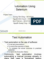 Test Automation Using Selenium