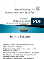 Chibuzo .C. Ekwekwuo: Presented by A&E Law Partnership at The Rivers State Public Procurement Conference