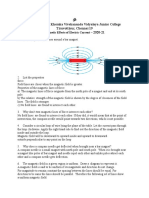 Magnetic Effect of Current 2020-21