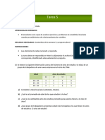 Estadística: Tarea 5