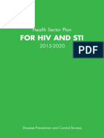 Who Doh Philippines Health Sector Plan Hiv Sti 2015 2020