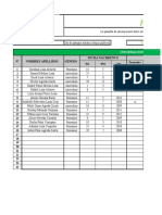 Planilla de Inscripciones Virtual