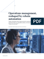 Operations Management, Reshaped by Robotic Automation