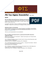 Phi Tau Sigma Newsletter 2021 06 June