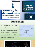 (9º Ano) 5 Aula - Simplificação de Radicais e Racionalização