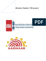 Unique Identification Number UID Project India