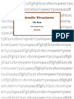 Hydraulic Structures