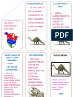 TRIPTICO Diplodocus