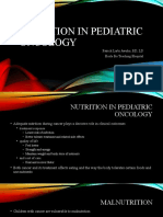 Nutrition in Pediatric Oncology