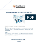 Manual de Indicadores de Gestão - EXEMPLO