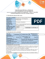 Guía de Actividades y Rúbrica de Evaluación - Fase 4 - Describir La Responsabilidad Social Del Contador