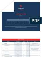 Absolute Legs: Week 1 / 4
