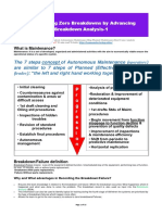 Approaching Zero Breakdowns by Advancing Breakdown Analysis-1