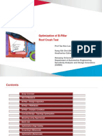 Optimization of B-Pillar Roof Crush Test