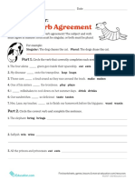 Great Grammar Subject Verb Agreement