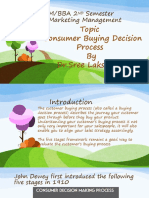 Consumer Buying Decision Process