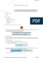 Lab 9: Centralized Web Authentication (CWA)