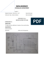 Mapua University: Hydraulics Department