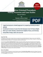 Comparative Criminal Procedure:: History, Processes and Case Studies