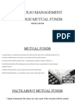 Portfolio Management Through Mutual Funds