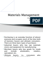 Materials Management Ch-3 - 121269071225