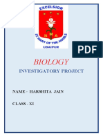 INVESTIGATORY PROJECT BIO On Effect of Junk Food in Our Daily Life